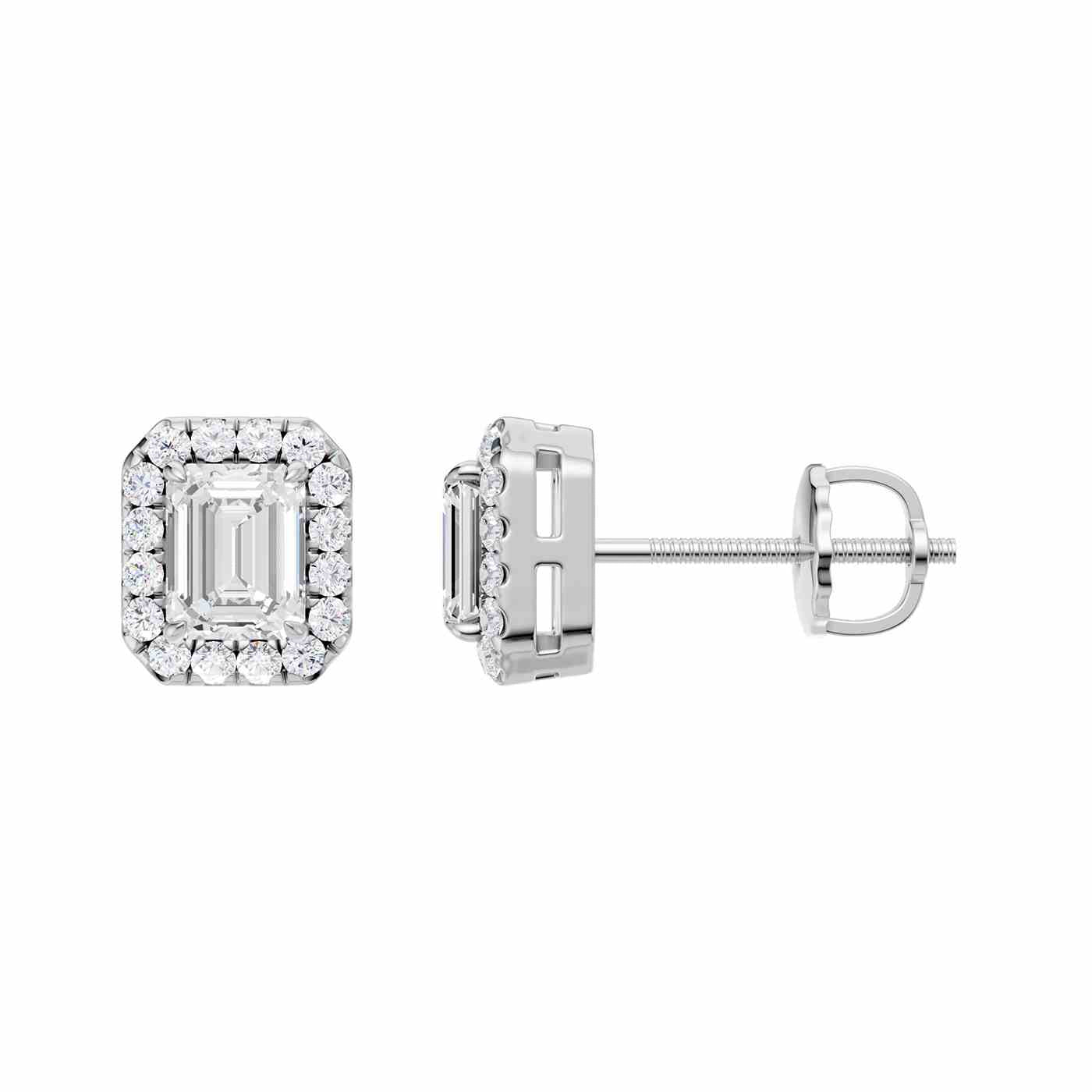 Alurea Earring | Emerald Cut