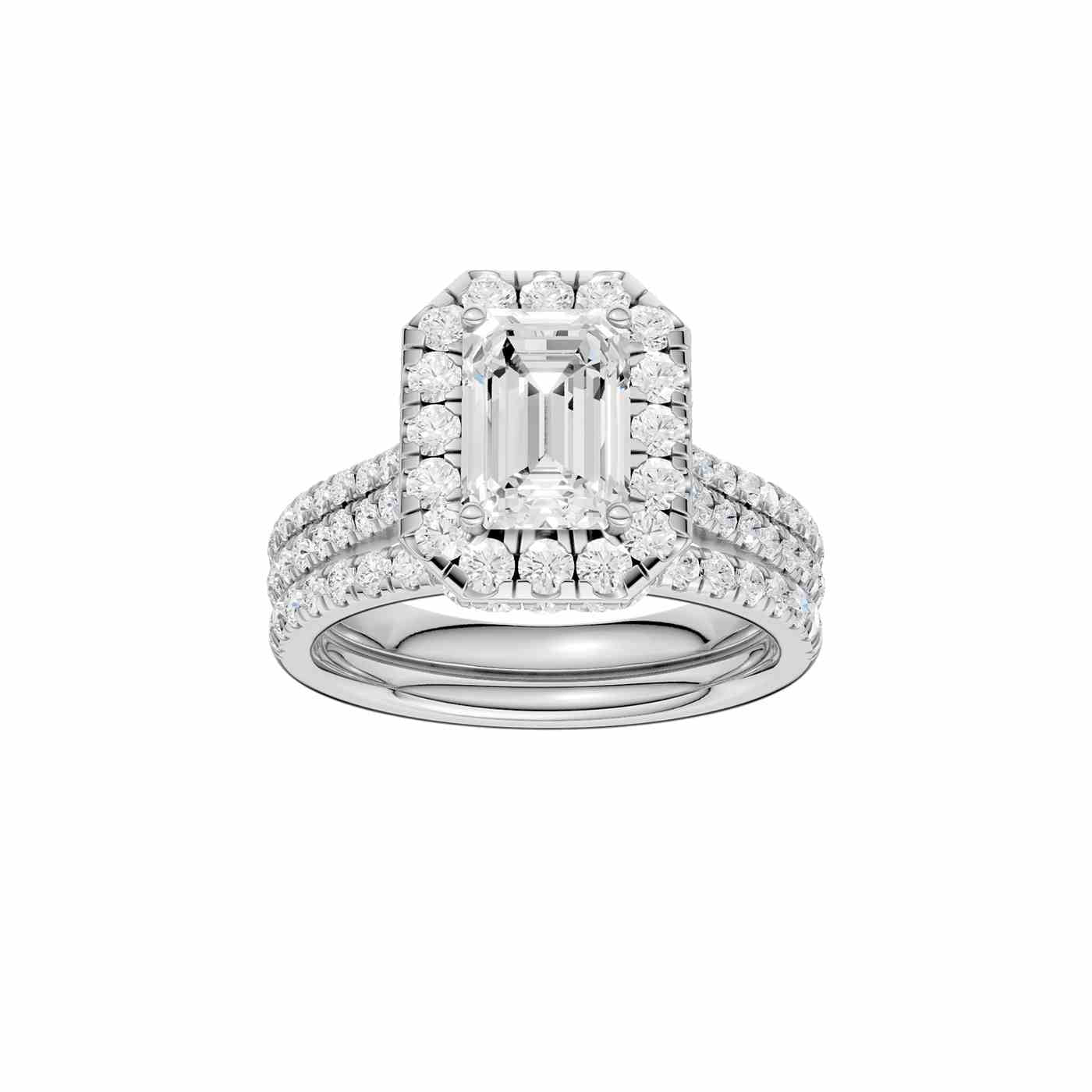 Zanthea Ring | Emerald Cut