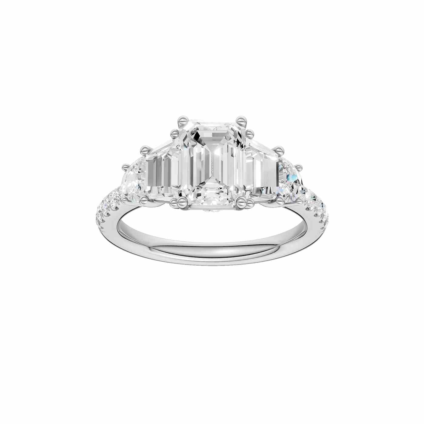 Celestra Ring | Emerald Cut