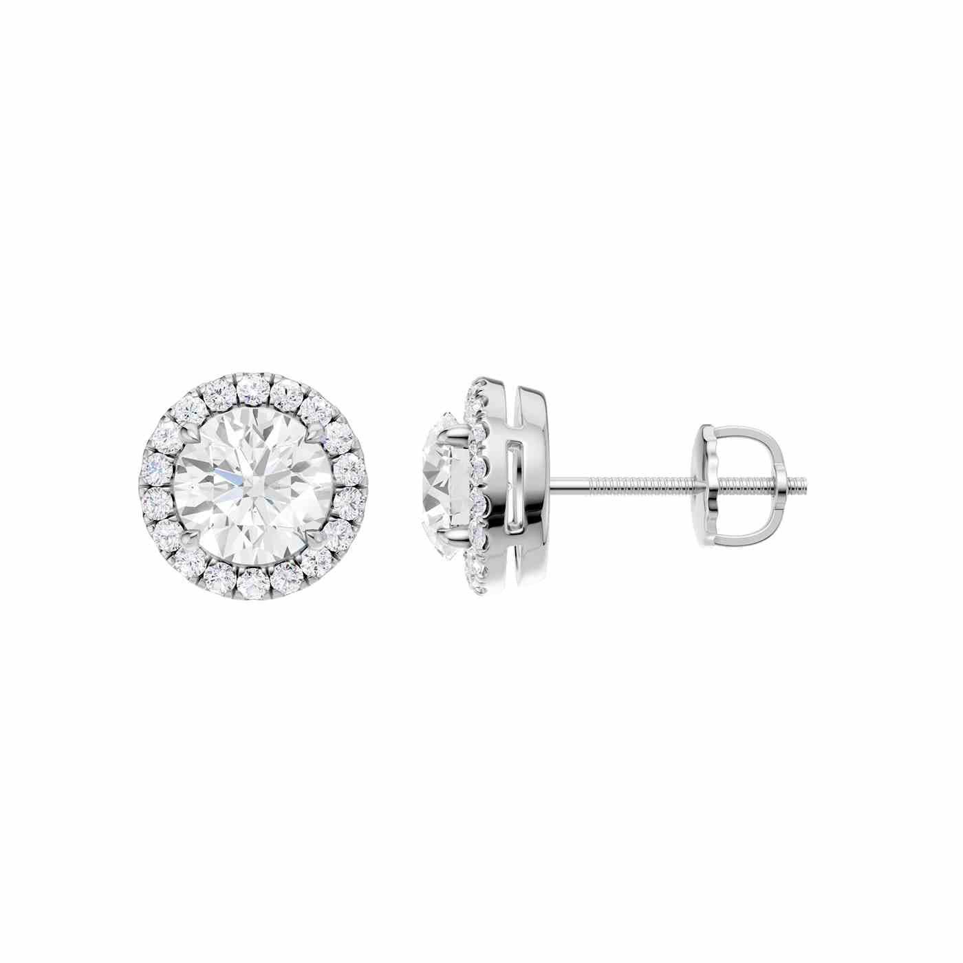 Velisse Earring | Round Cut