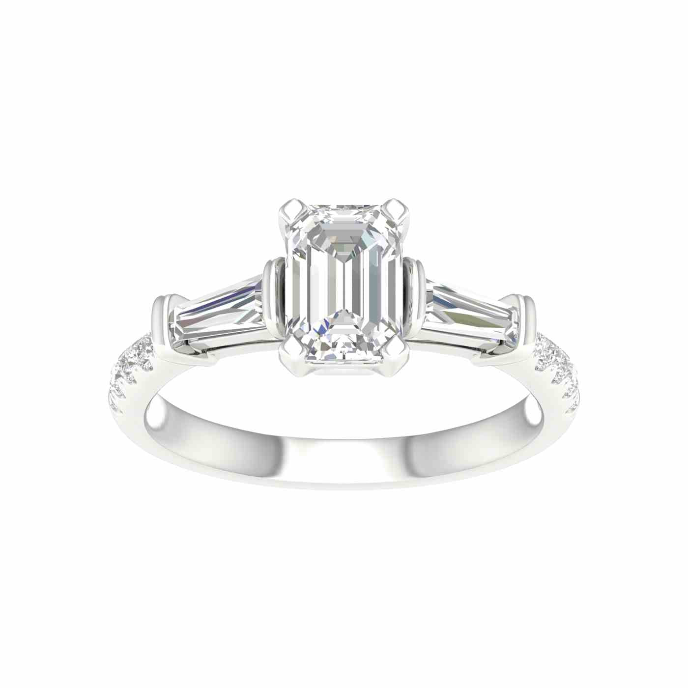 Aureline Ring | Emerald Cut