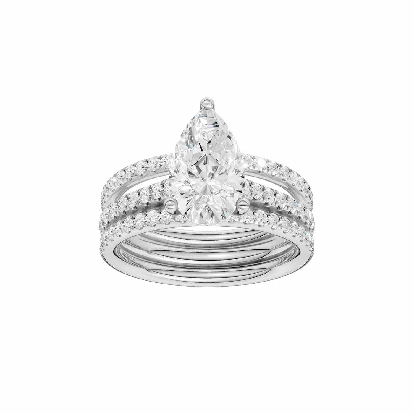 Calista Ring | Pear Cut