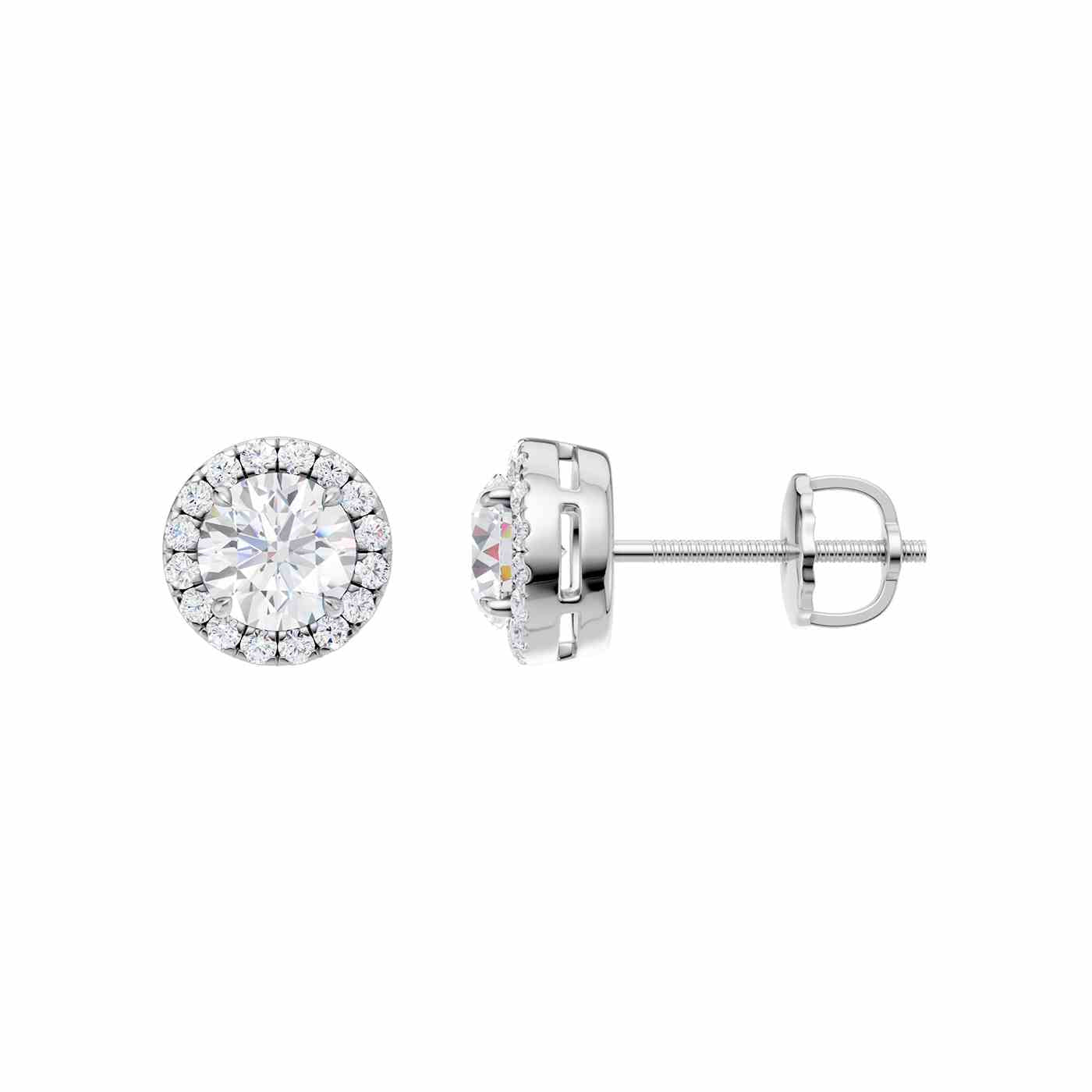 Elysia Earring | Round Cut