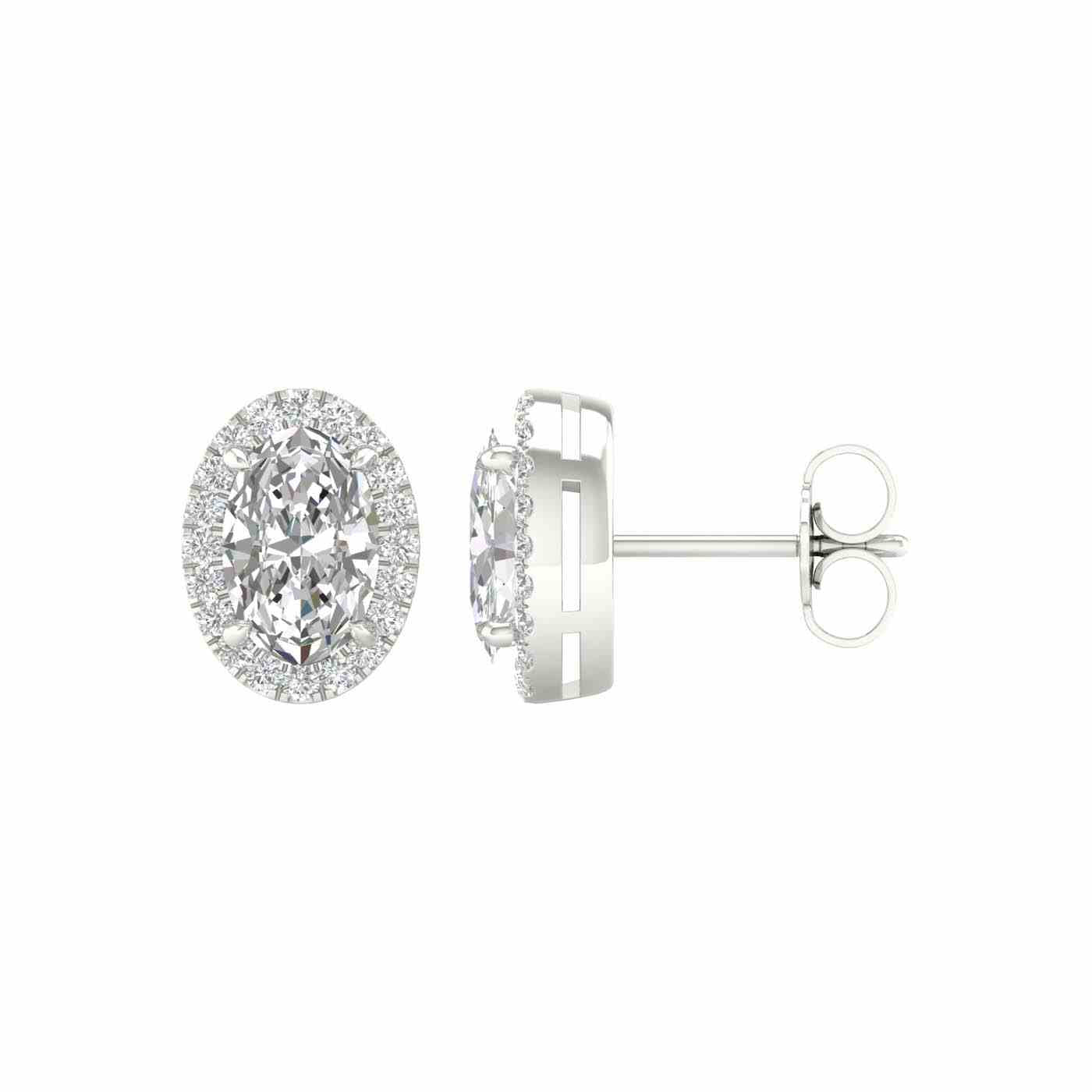 Elance Earring | Oval Cut