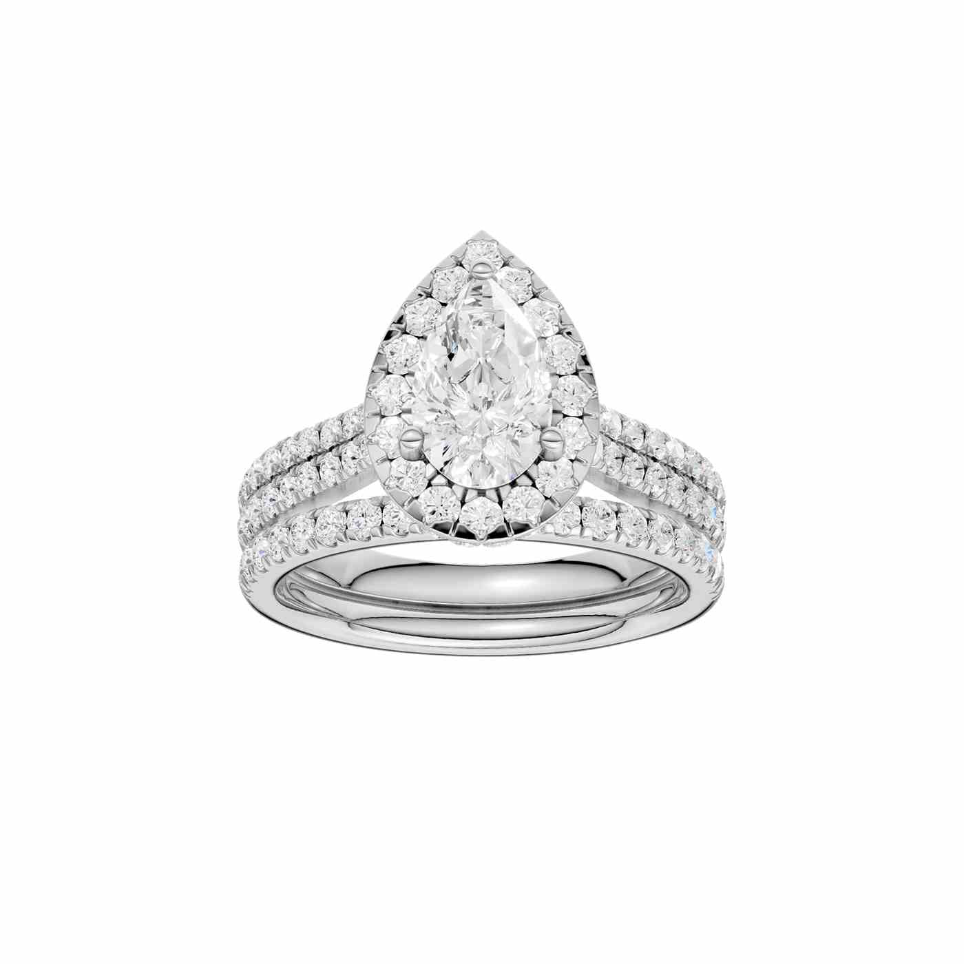 Zanthea Ring | Pear Cut