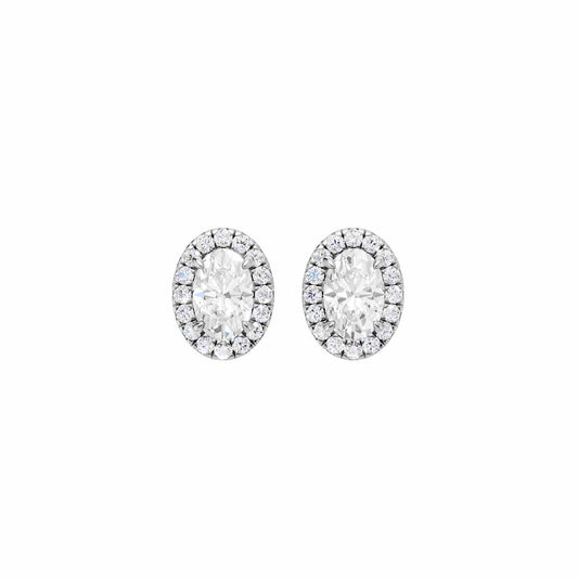 Alurea Earring | Oval Cut
