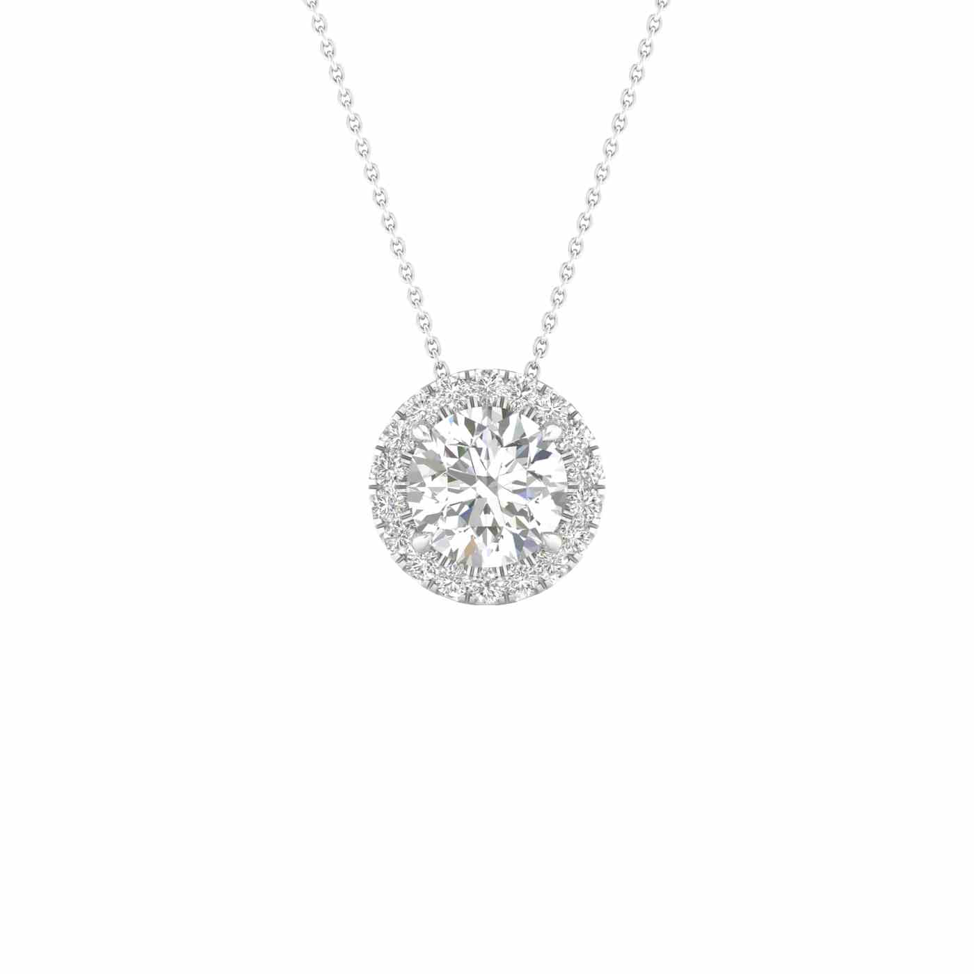 Celestri Pendant | Round Cut