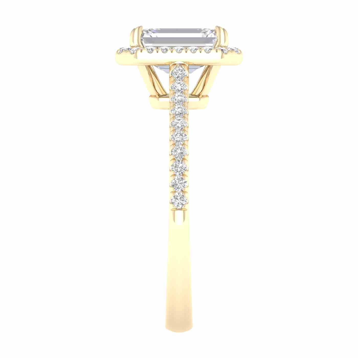 Aravelle Ring | Emerald Cut