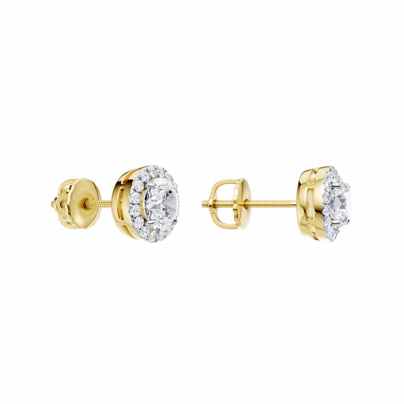 Elysia Earring | Round Cut