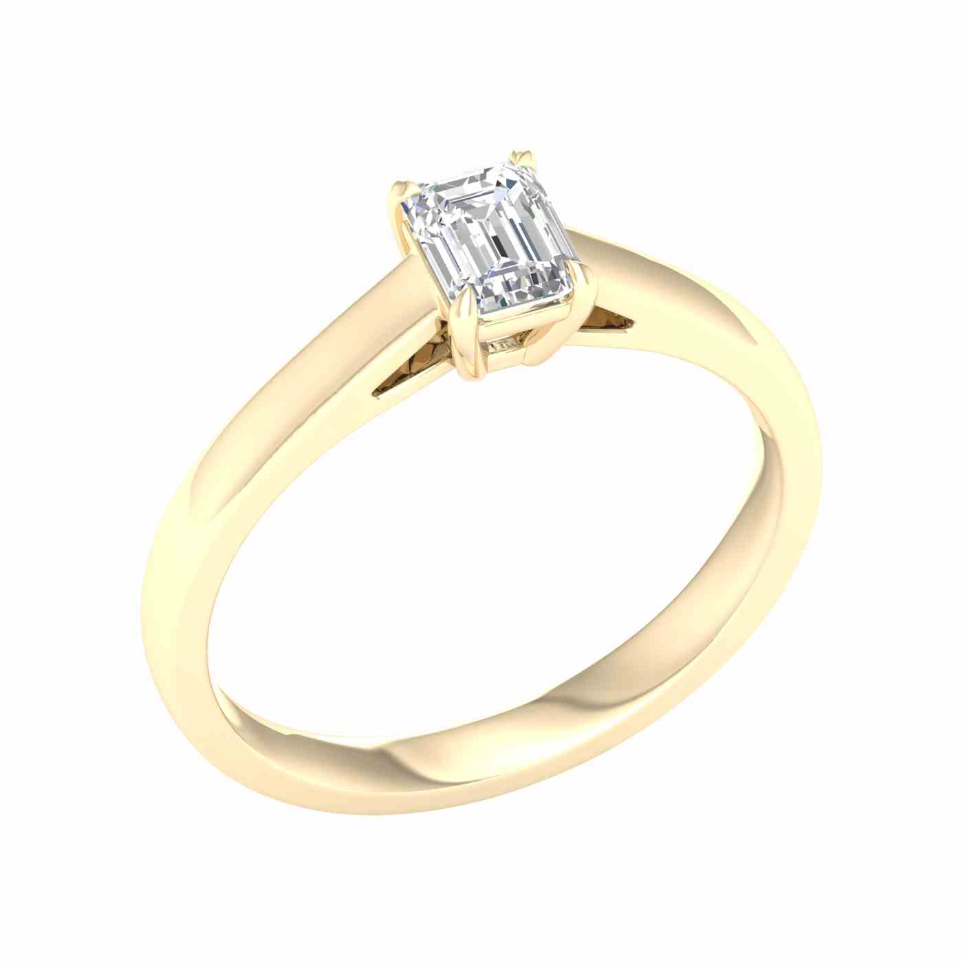 Estellea Ring | Emerald Cut