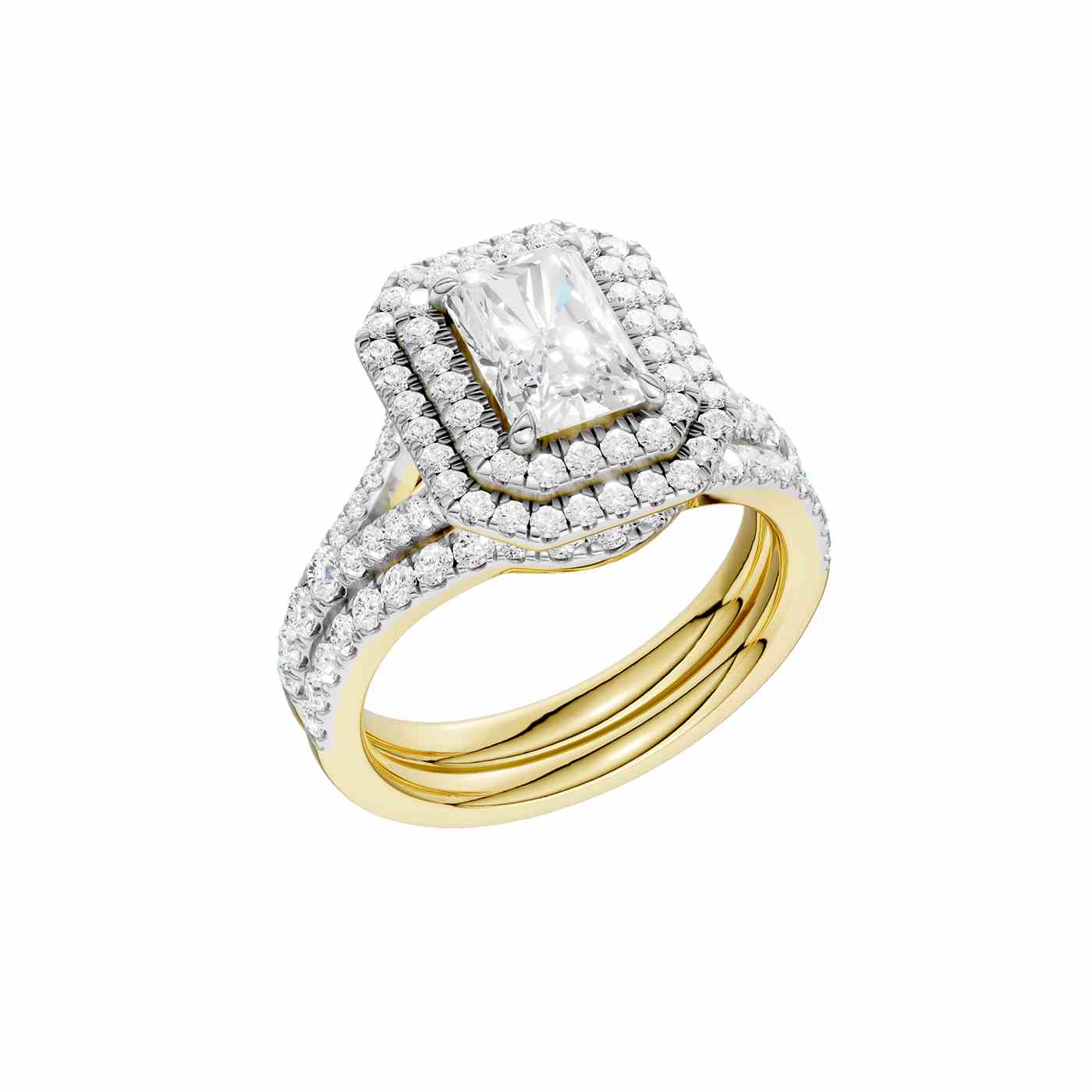 Bellavue Ring | Radiant Cut