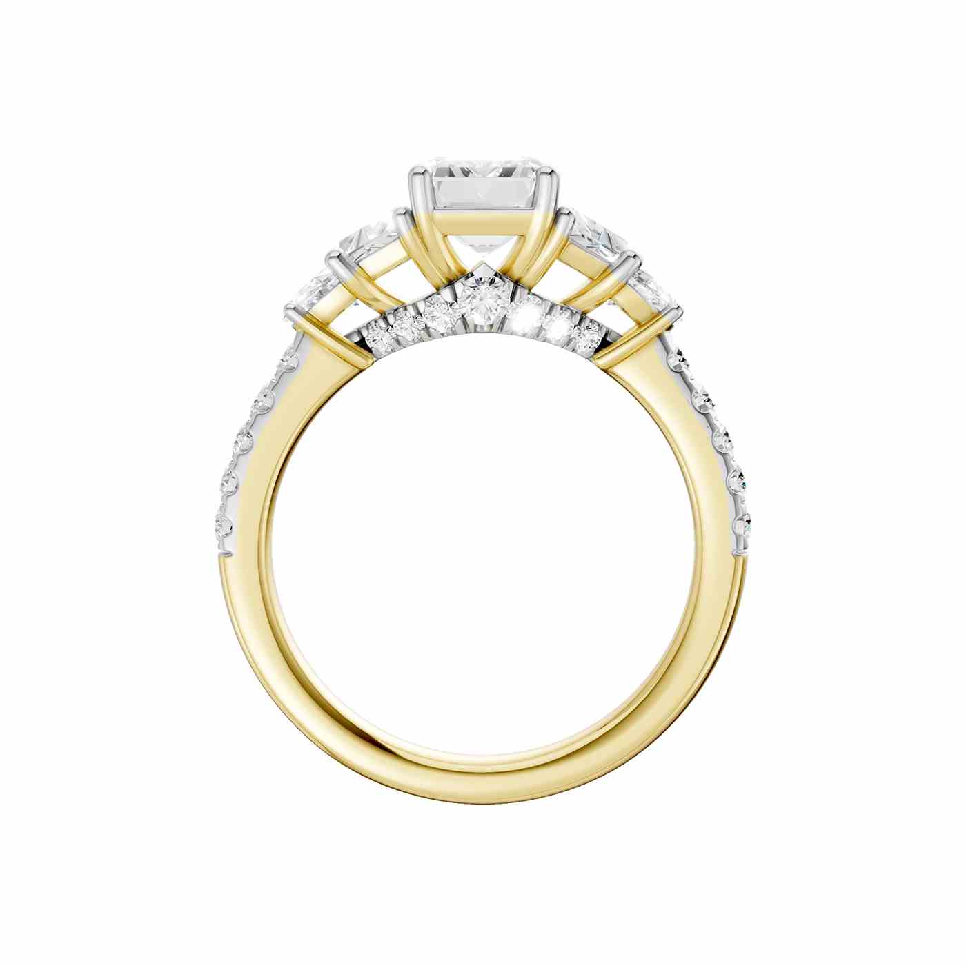 Celestra Ring | Emerald Cut