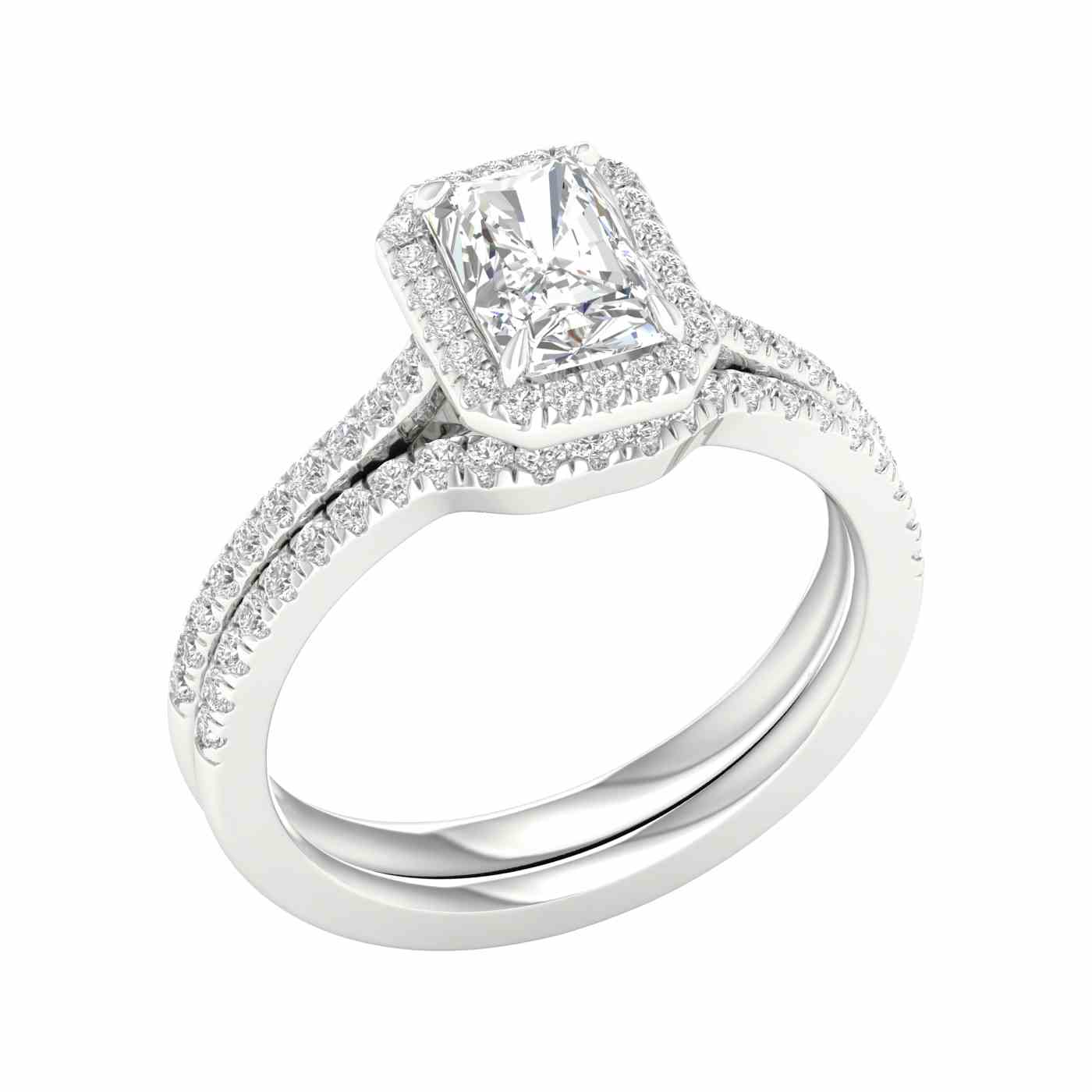 Bellavue Ring | Radiant Cut