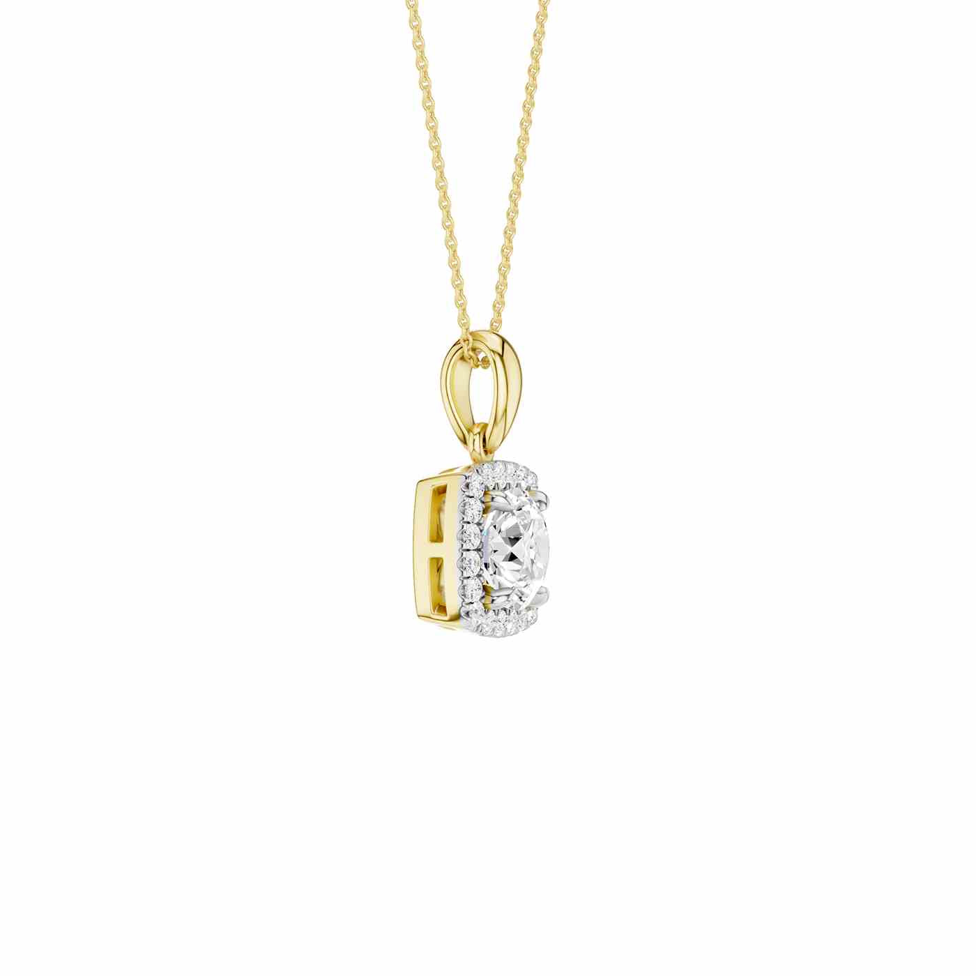 Elysane Pendant | Round Cut
