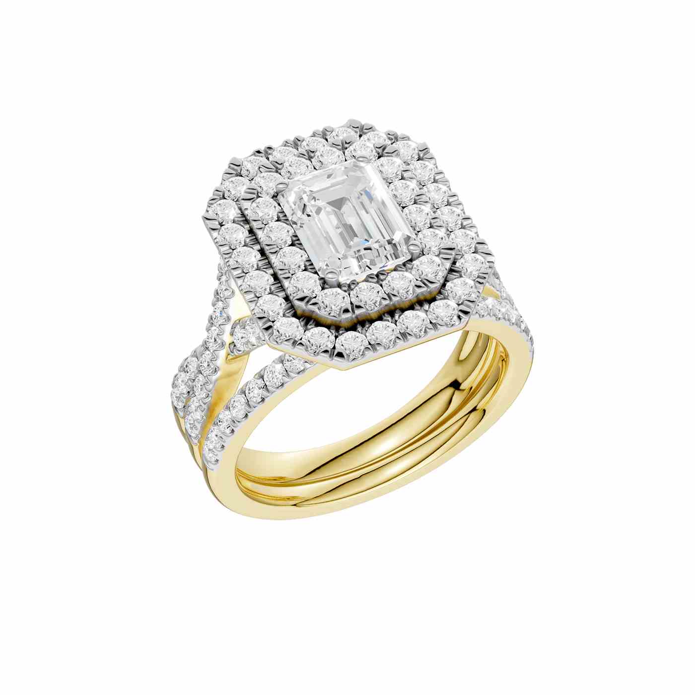 Radiance Ring | Emerald Cut