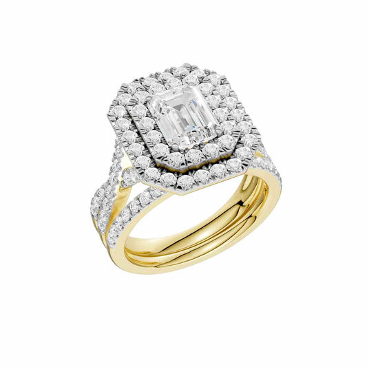 Radiance Ring | Emerald Cut