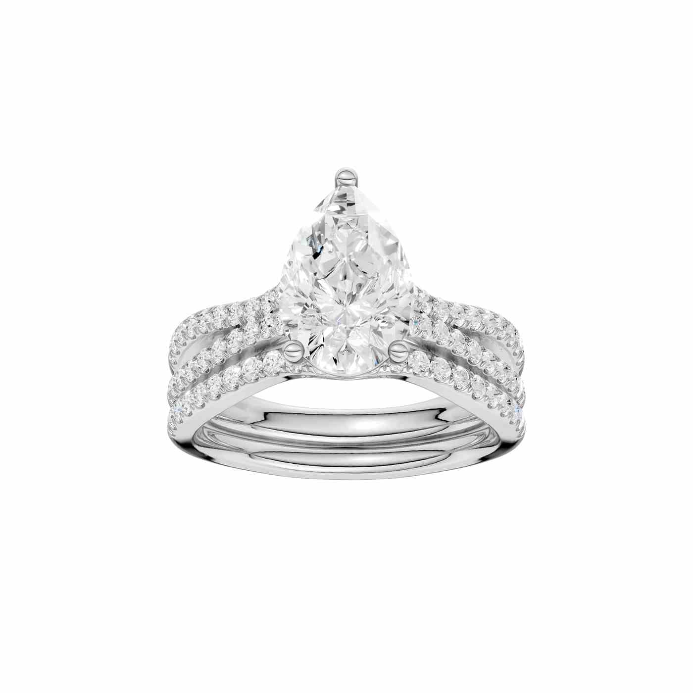 Calista Ring | Pear Cut