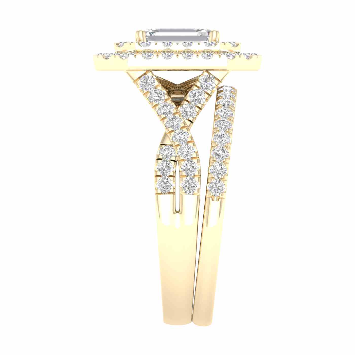 Radiance Ring | Emerald Cut