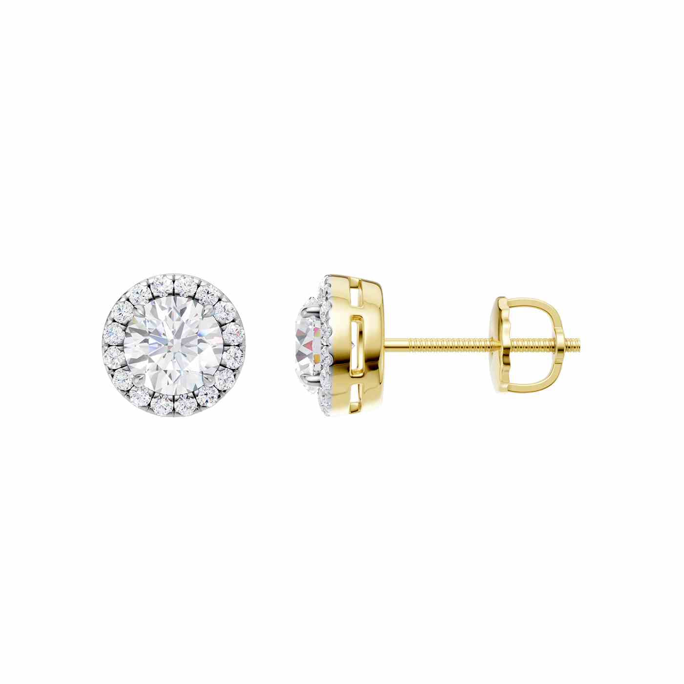 Elysia Earring | Round Cut