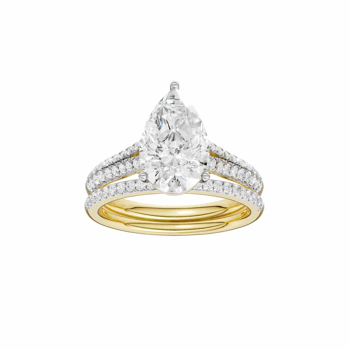 Calista Ring | Pear Cut