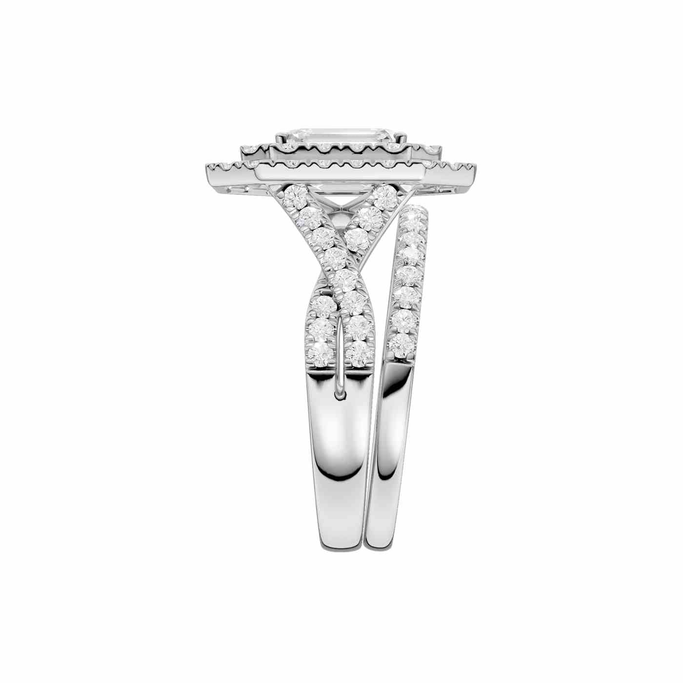 Radiance Ring | Emerald Cut
