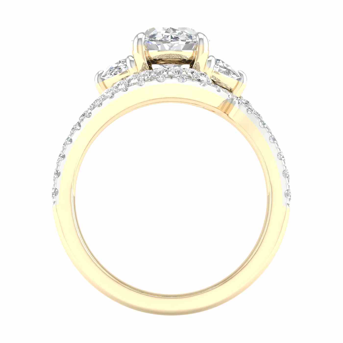 Radiévo Ring | Half Moon Cut