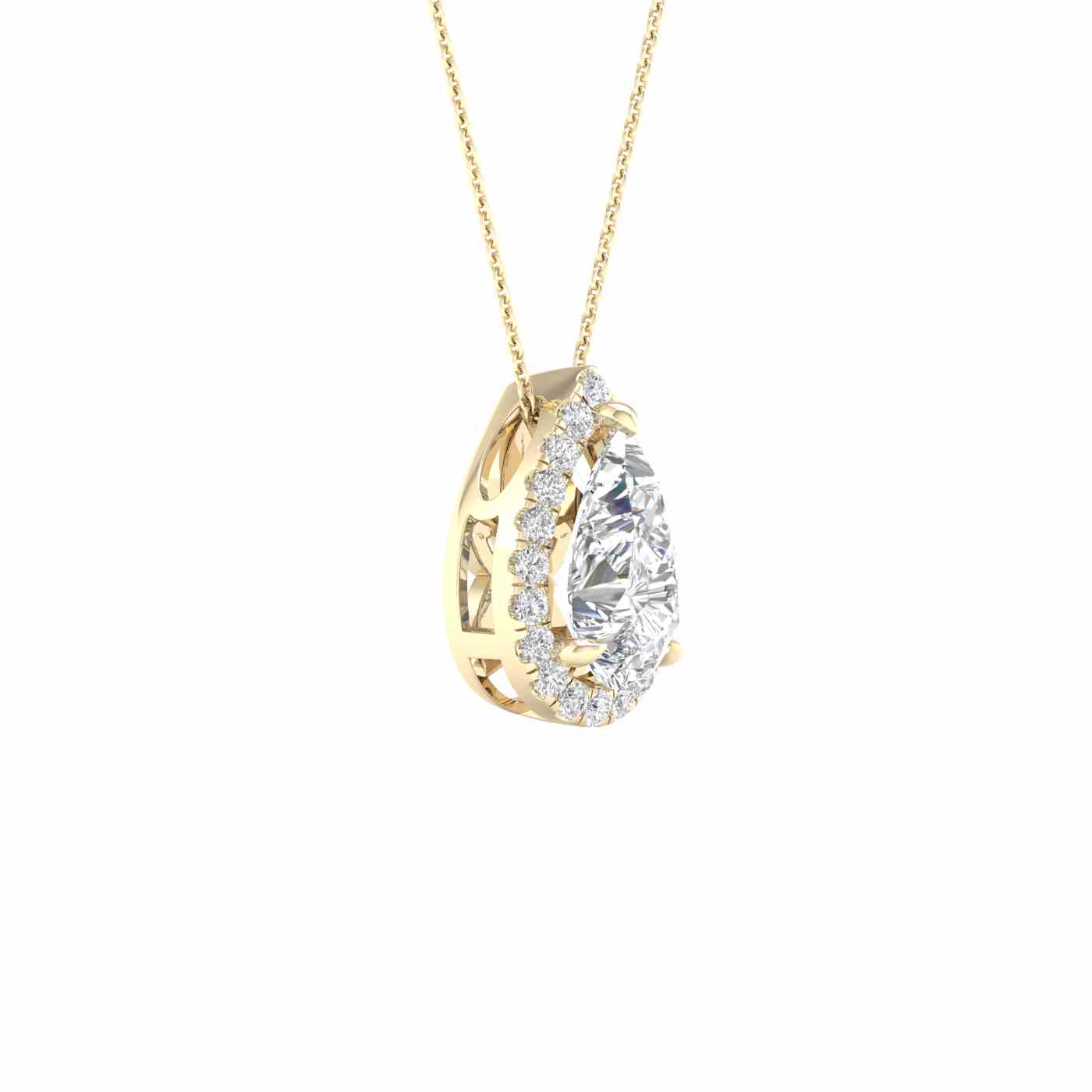 Celestri Pendant | Pear Cut