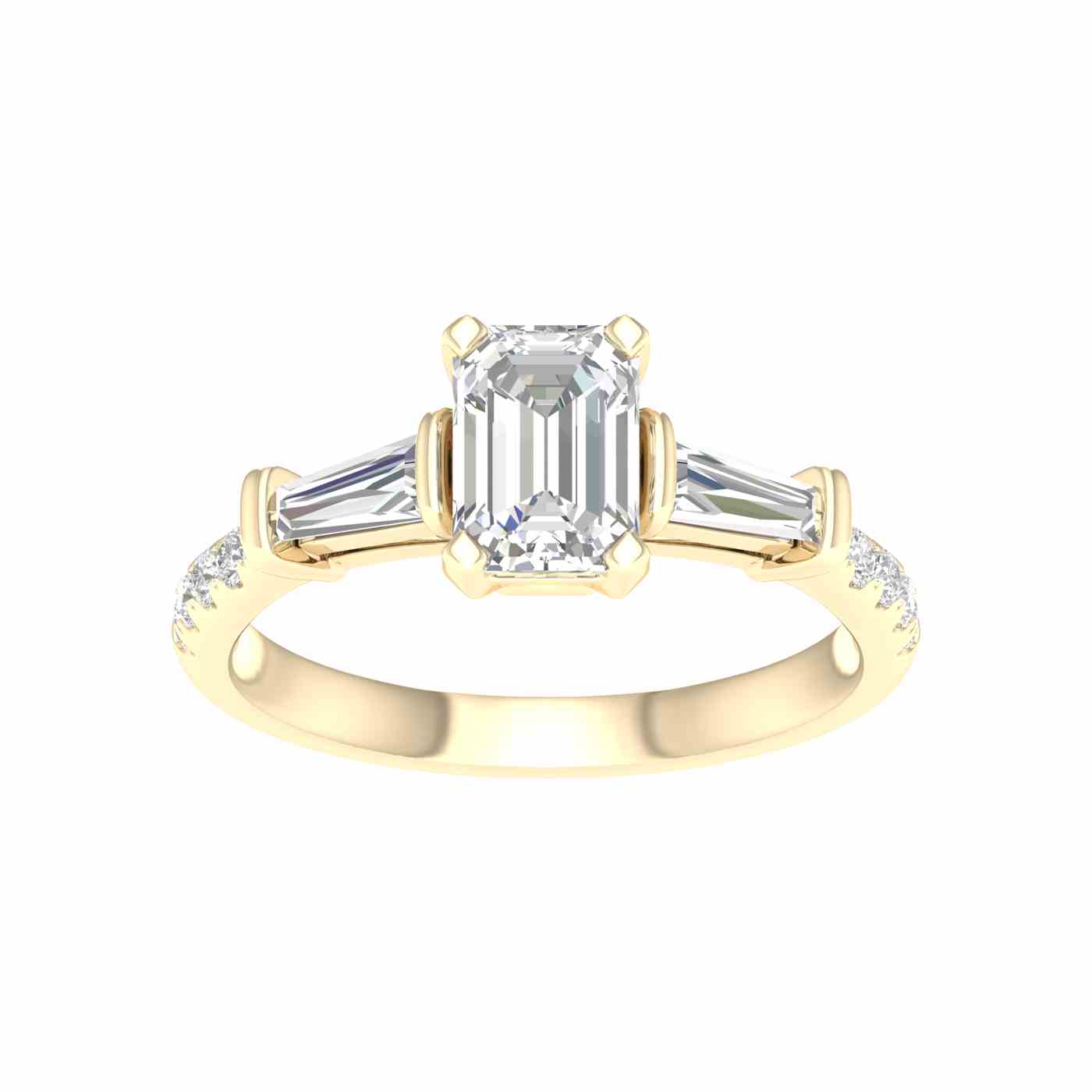 Aureline Ring | Emerald Cut