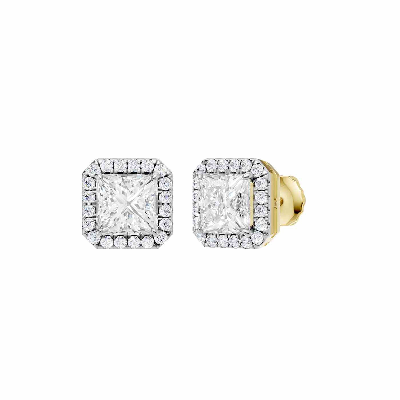 Elance Earring | Princess Cut
