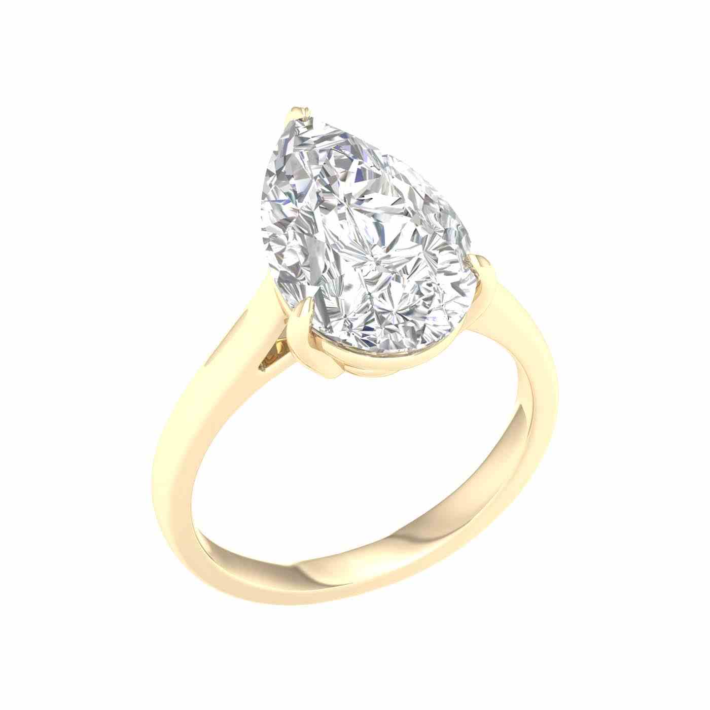 Aureza Ring | Pear Cut