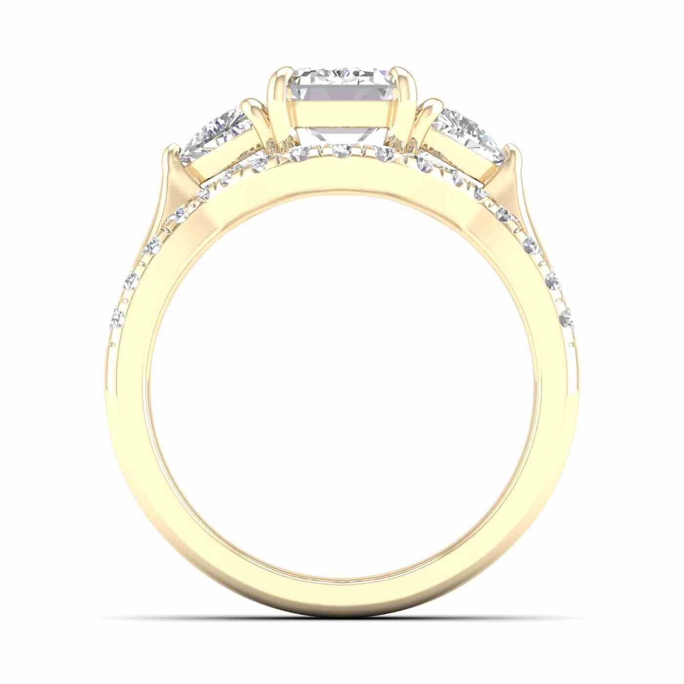 Radiance Ring | Emerald Cut