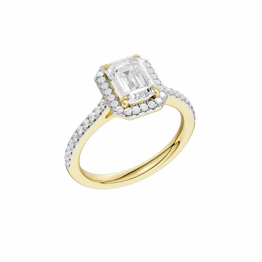 Astarra Ring | Emerald Cut