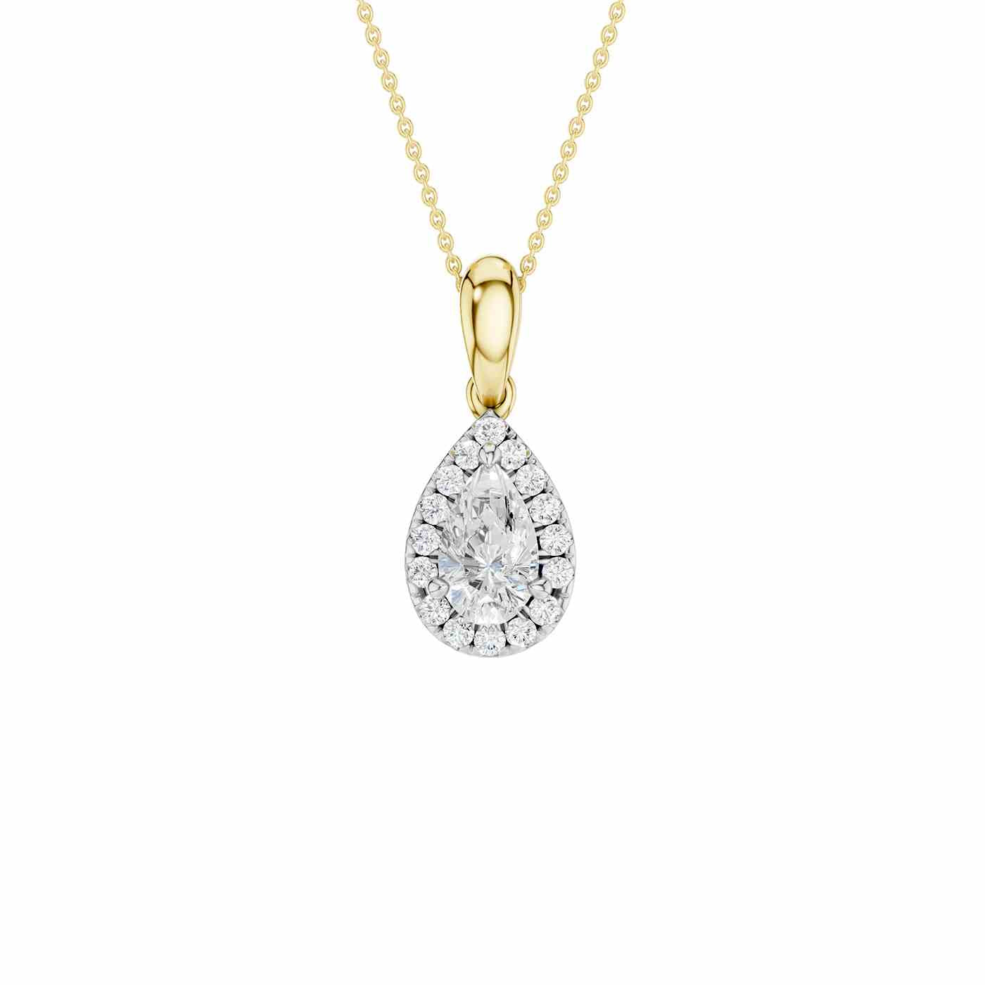 Elysane Pendant | Pear Cut