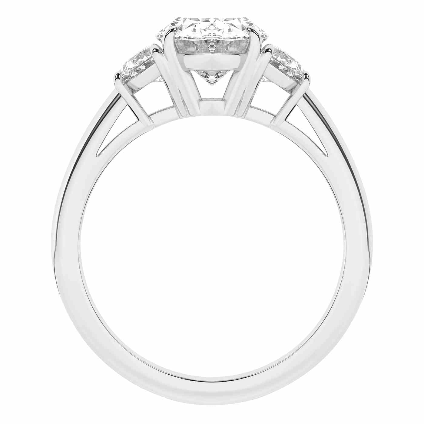 Radiara Ring | Half Moon Cut