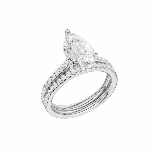 Calista Ring | Pear Cut