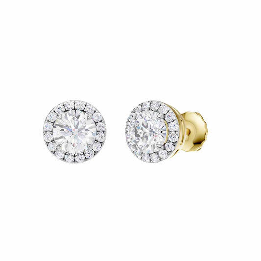Elysia Earring | Round Cut