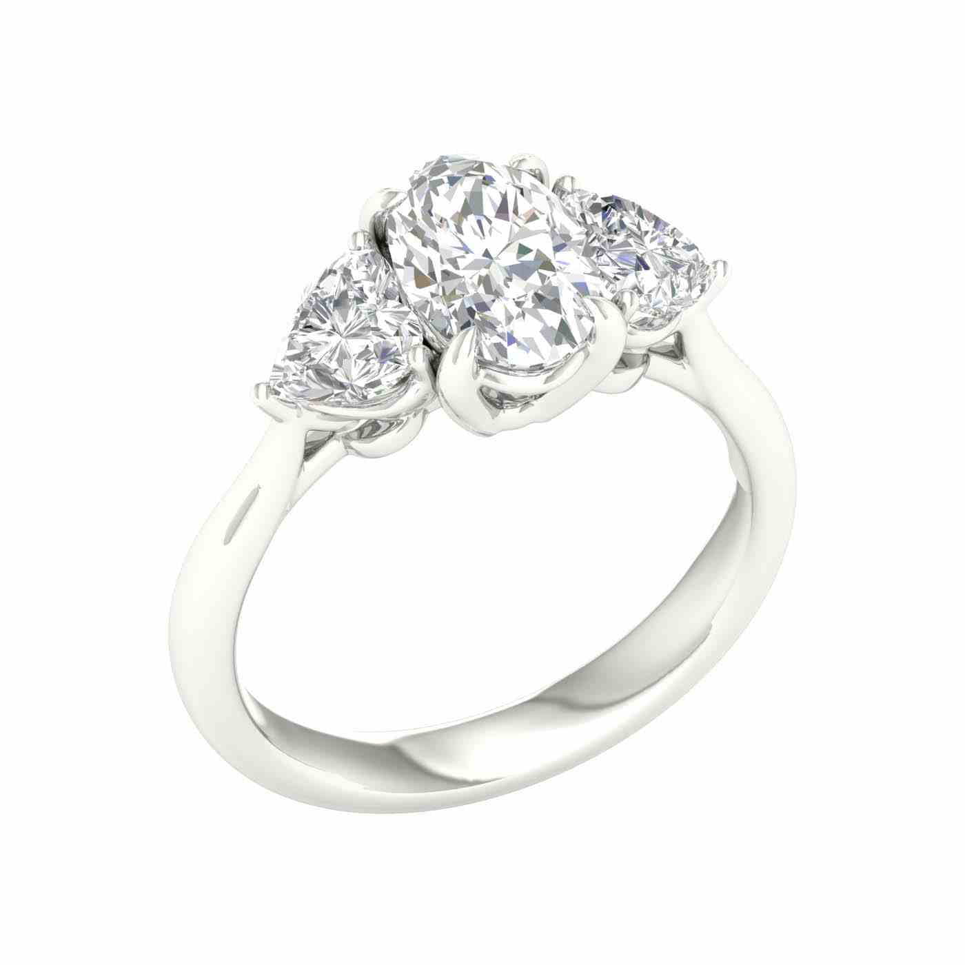Nivara Ring | Heart Cut