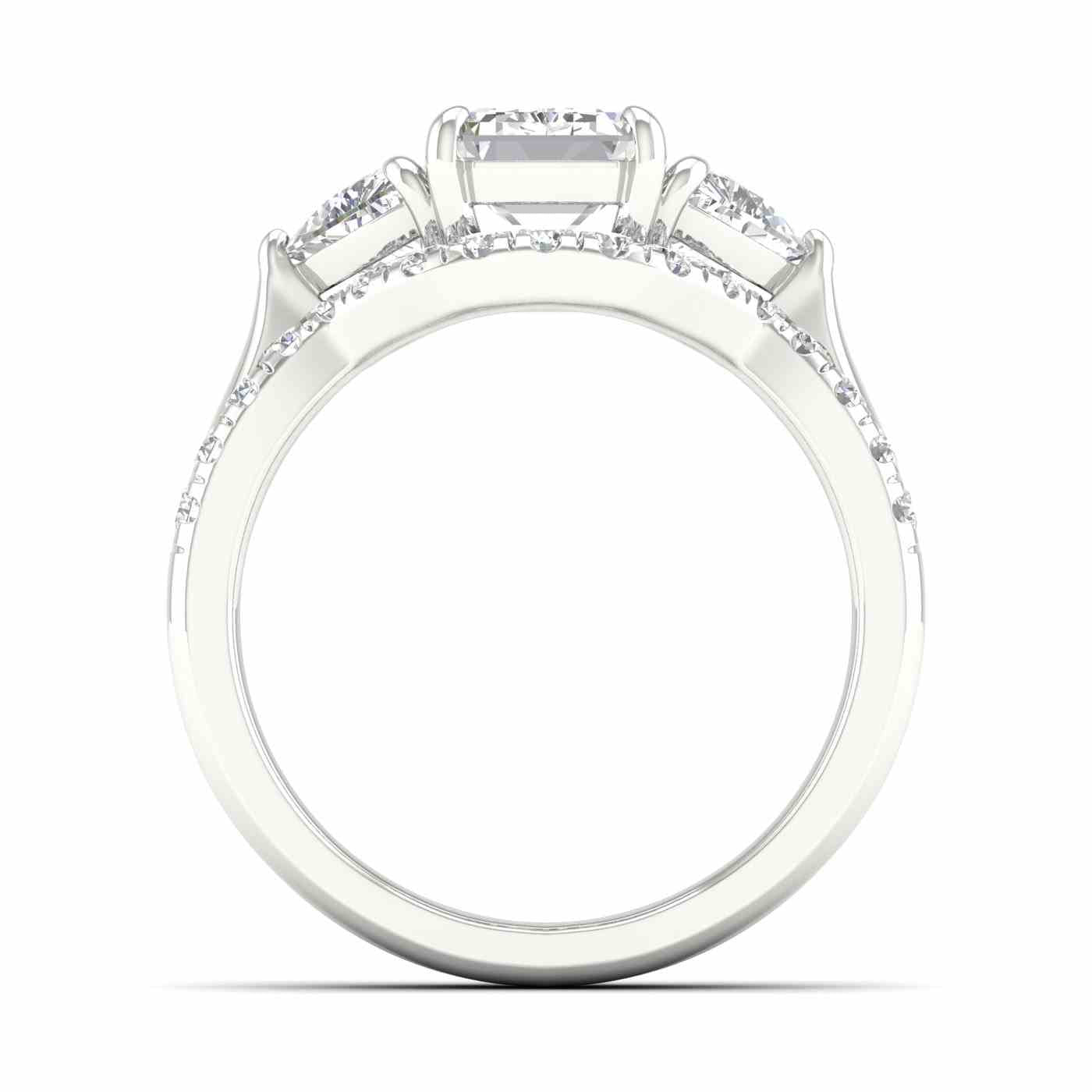 Radiance Ring | Emerald Cut