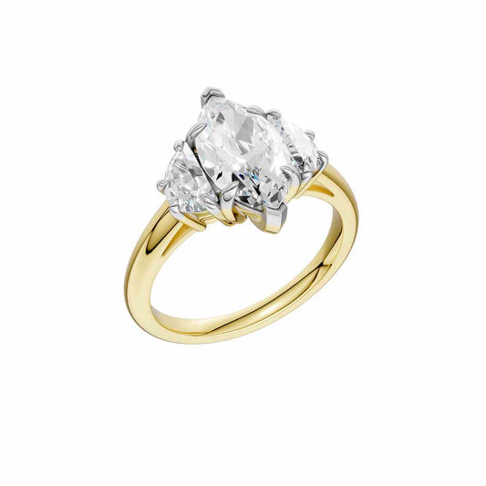 Radiara Ring | Half Moon Cut