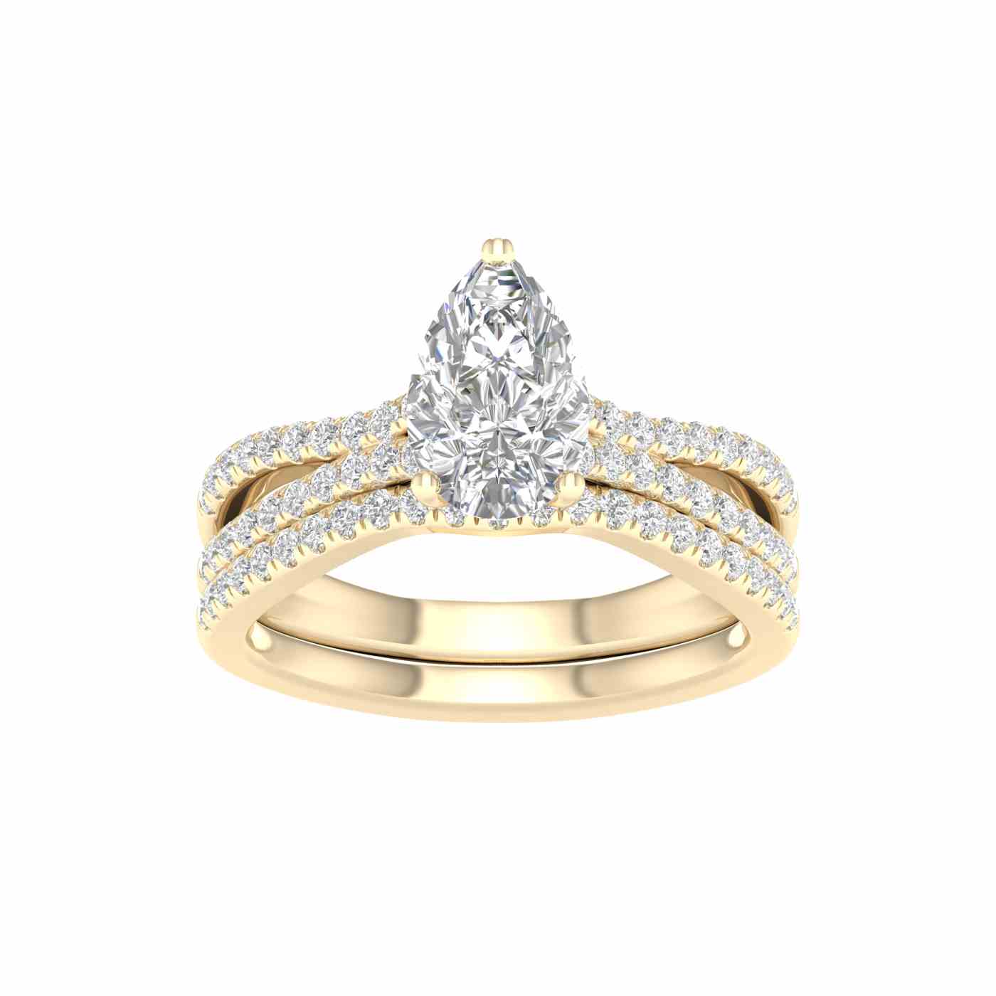 Calista Ring | Pear Cut