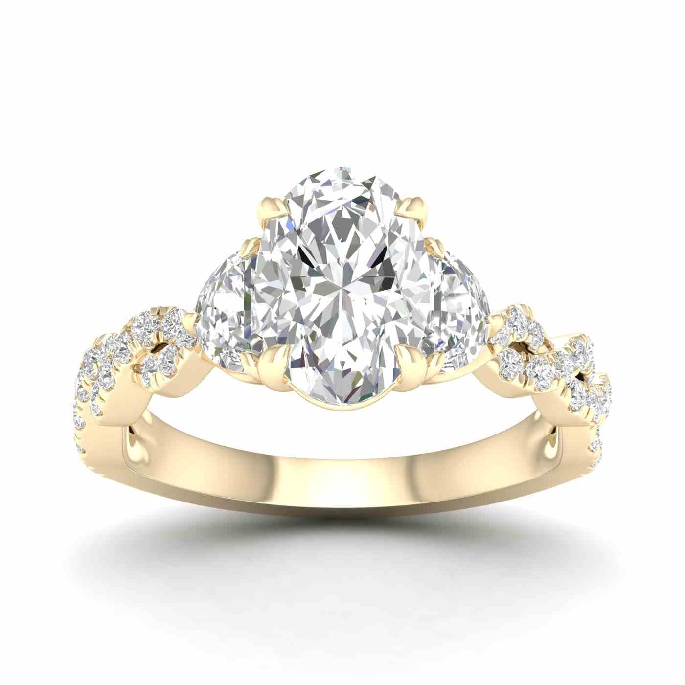 Zariel Ring | Half Moon Cut