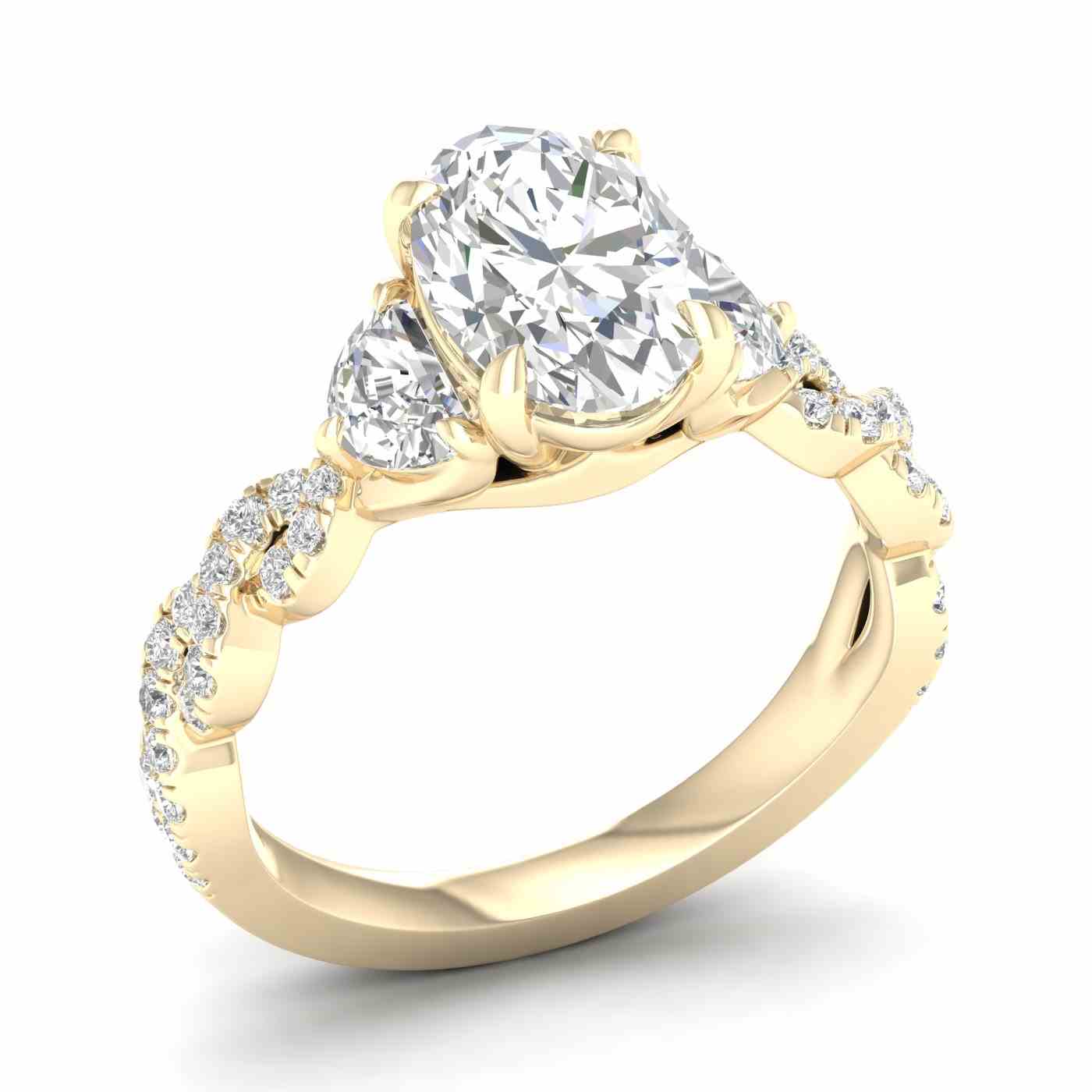 Zariel Ring | Half Moon Cut