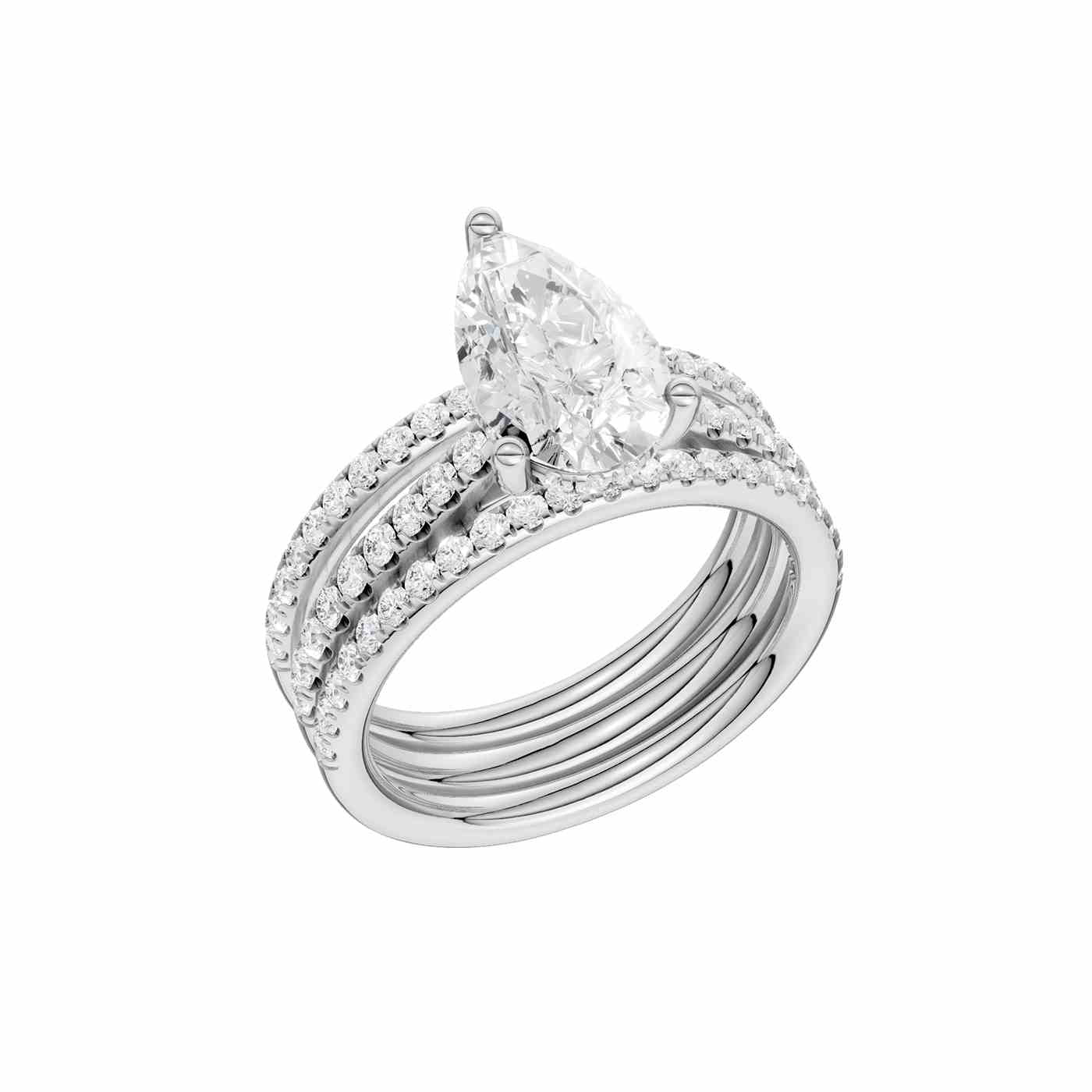 Calista Ring | Pear Cut
