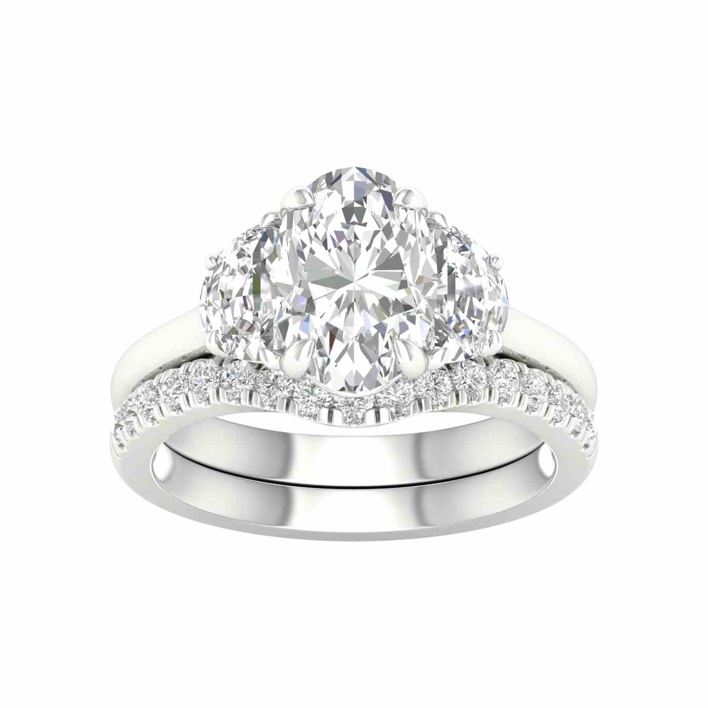 Serephra Ring | Half Moon Cut