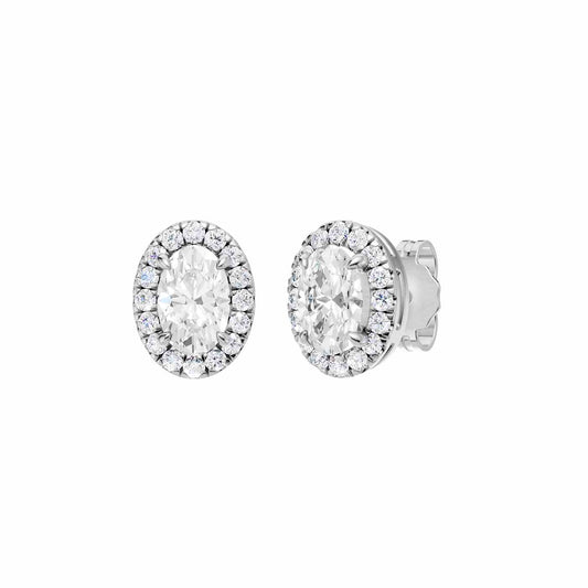 Alurea Earring | Oval Cut