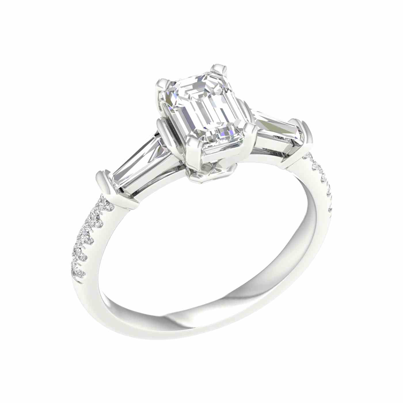 Aureline Ring | Emerald Cut