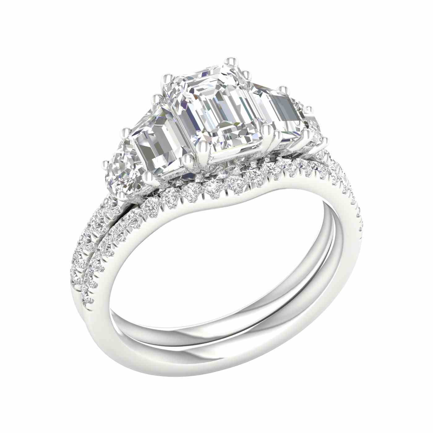 Radiévo Ring | Emerald Cut