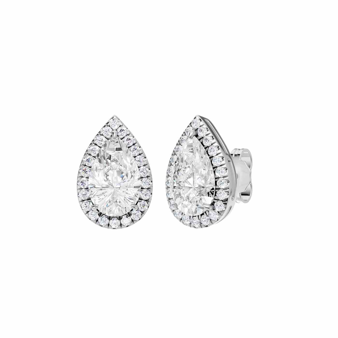 Elance Earring | Pear Cut
