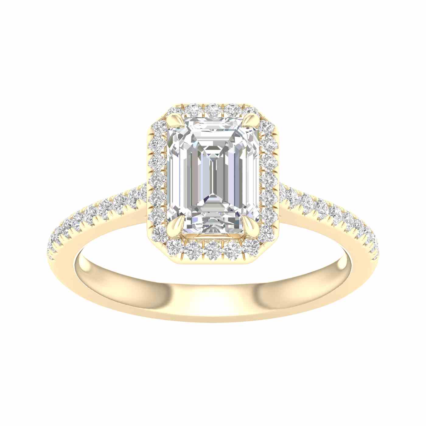 Aravelle Ring | Emerald Cut