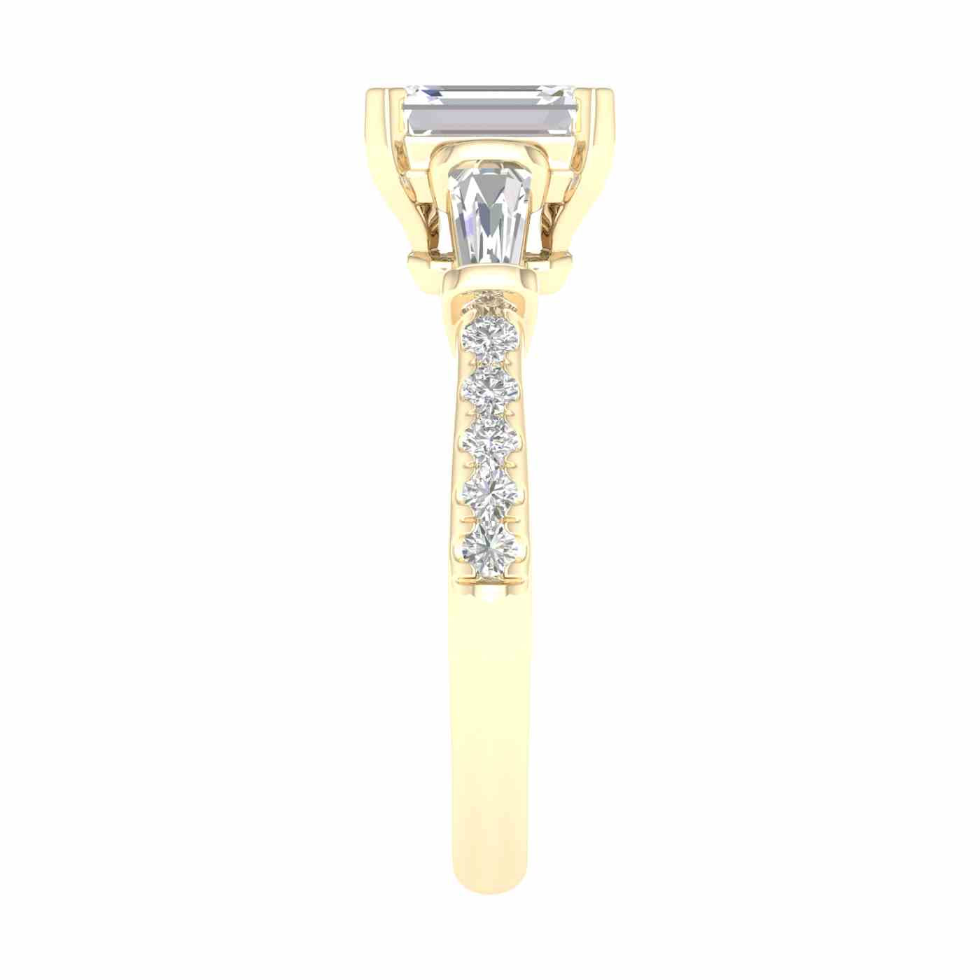 Aureline Ring | Emerald Cut